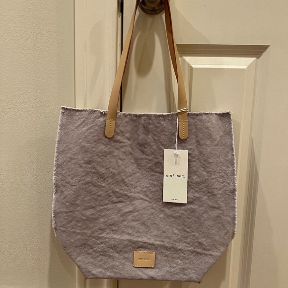 Graf Lantz Hana Canvas Tote - Dove, NWT - Picture 1 of 4